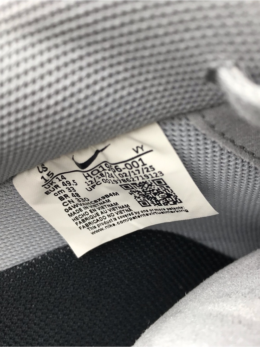 Nike Air Force 1 ‘07 LV8 Shoes Men’s SZ 15 Smoke Grey Suede Black HQ1966-001 - Picture 11 of 13